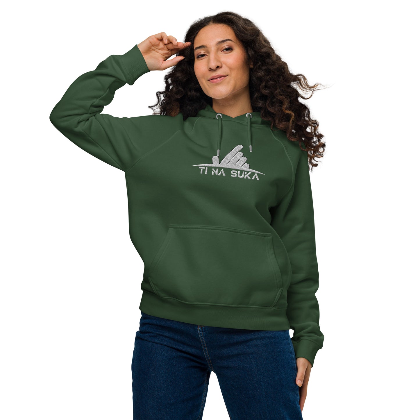 Sweat à capuche écologique unisexe - Ti Na Suka