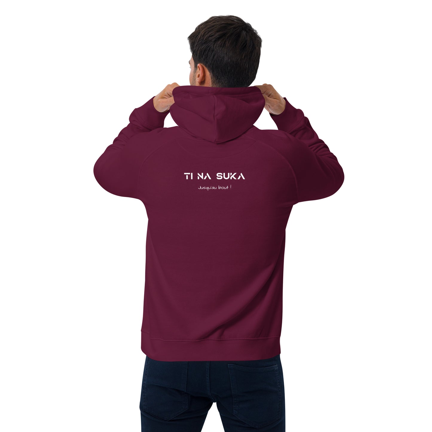 Sweat à capuche écologique unisexe - Ti Na Suka
