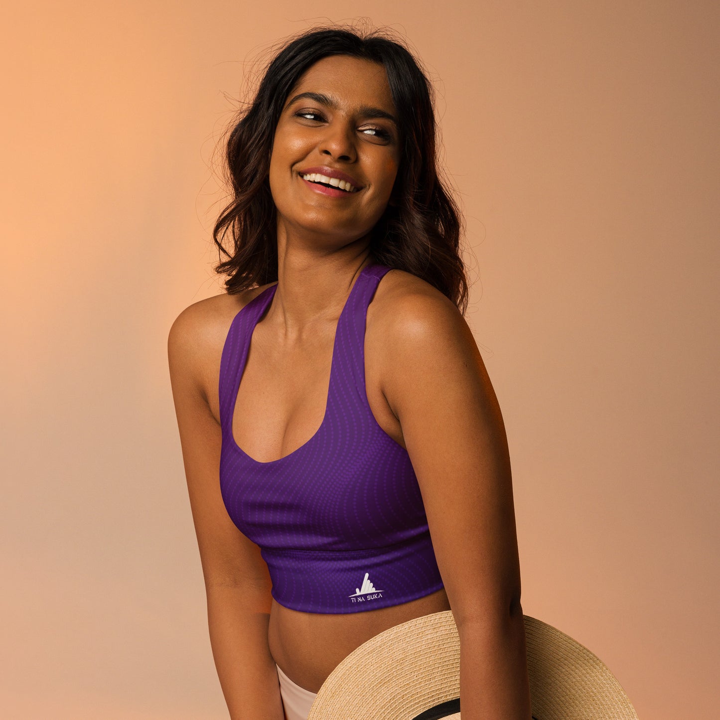 La Glow - Brassière de sport all over recyclée - Ti Na Suka